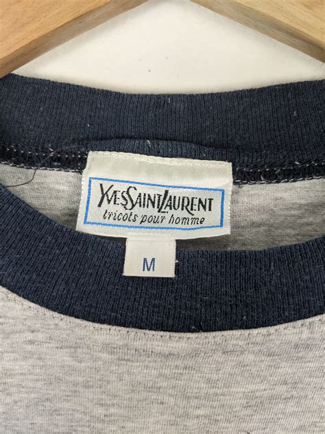 Vintage Yves Saint Laurent Tricots Pour Homme YSL 